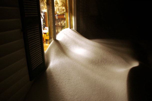 Snow Inside House