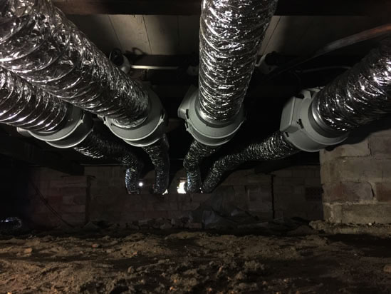 Subfloor Ventilation Installation