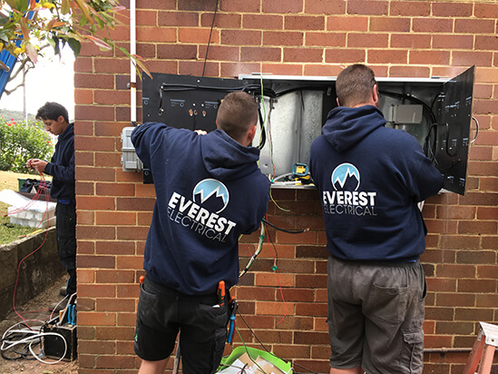 everest electrical switchboard upgrade