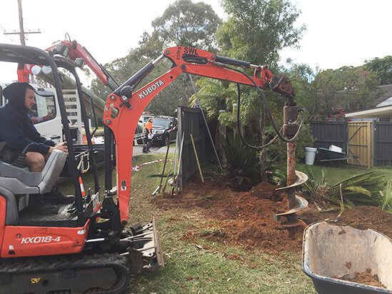 timber bollards installation