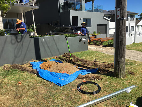 underground overhead project collaroy