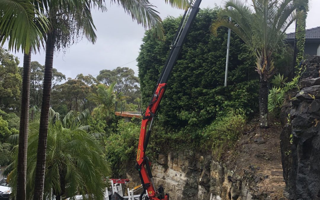 Galvanised Pole Installed for Communications Line – Avalon