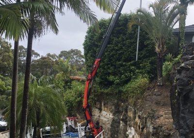 Galvanised Pole Installed for Communications Line – Avalon