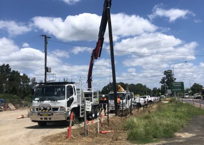 New Harwood 10 Metre Timber Pole Installed – Windsor